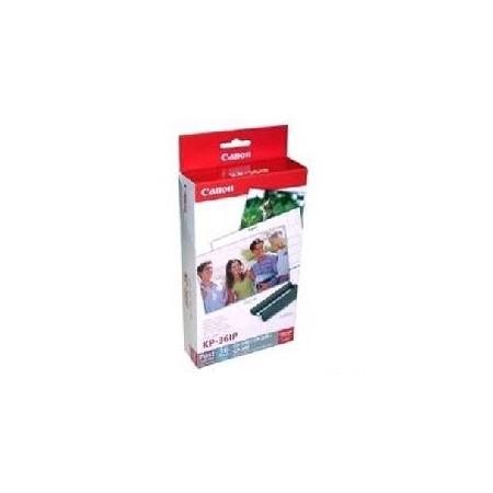 Papel foto canon selphy kp - 36ip 10x15  tinta 36 hojas series cp