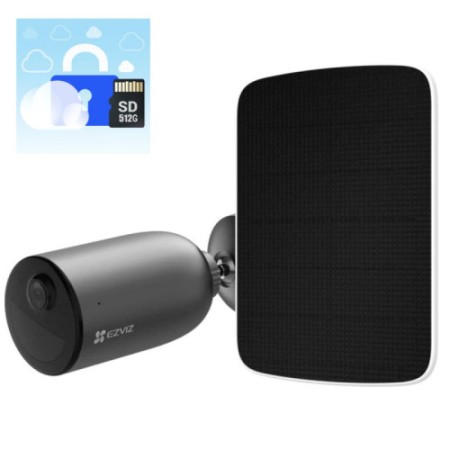 EZVIZ EB3 4G KIT CAMARA DE VIDEO VIGILANCIA DE EXTERIOR CON BATERIA 4G