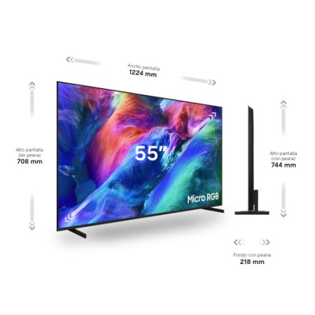 Samsung TV 55″ 4K Micro RGB R85H Vision AI Smart TV (2026)
