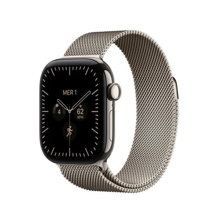 Smartwatch apple watch s12 gps + cell 42mm natural titanium milanese loop