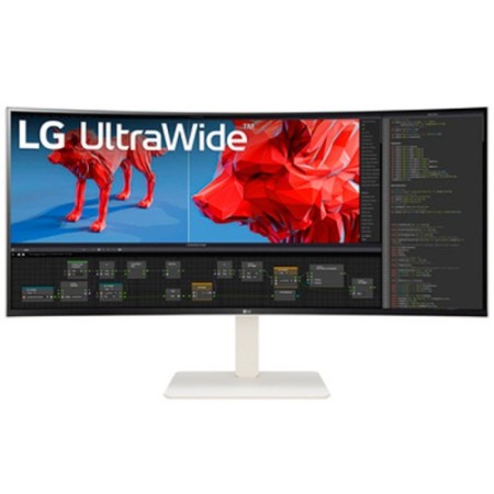 MONITOR LG, 38 PULGADAS, 38BR85QC-W, 96,5 CM, 3840 X 1600 PIXELES, ULTRAWIDE QUAD HD+, LCD, 1 MS, BLANCO