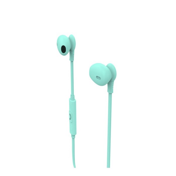 Auriculares muvit mc1 3.5 mm turquesa