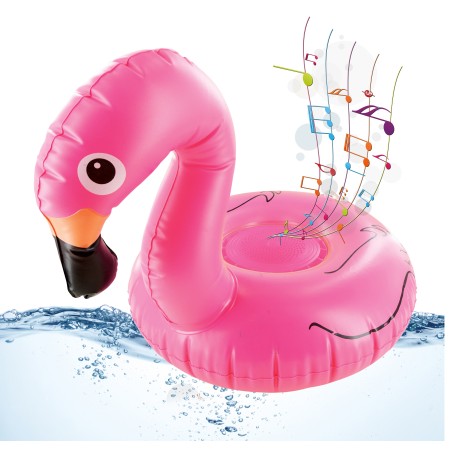 Altavoz flotante muvit life flamenco rosa
