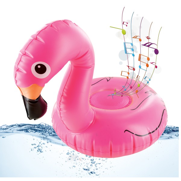Altavoz flotante muvit life flamenco rosa