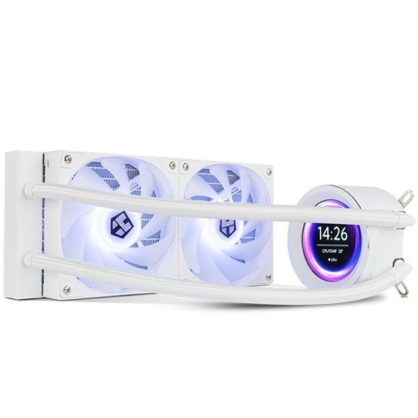 Sistema de Refrigeración Líquida Nox X-240 LCD/ Blanco