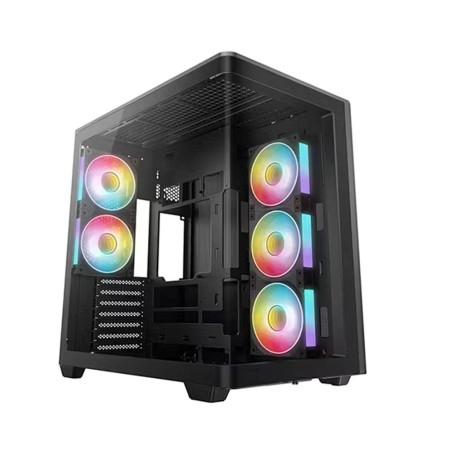 Caja ordenador gaming deepcool cg590u5f atx argb cristaltemplado negra