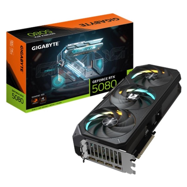 Tarjeta grafica gigabyte rtx 5080 gaming 16gb gddr7 -  3x dp -  1x hdmi pci express 5.0