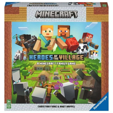 Juego de mesa ravensburger minecraft heroes of the village 