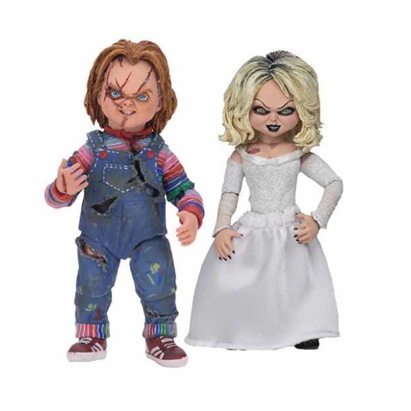 Pack 2 figuras neca terror chucky la novia de chucky ultimate chucky & tiffany