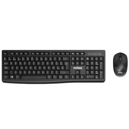 Teclado  raton nilox nxkmwe012 inalambrico
