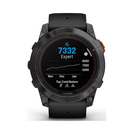 Garmin Fénix 7X Pro Solar 51mm GPS Gris con Correa Negra