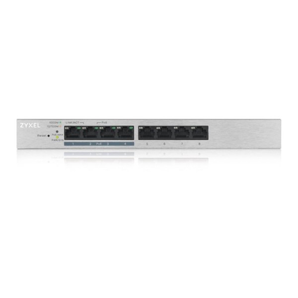 Switch 8 puertos zyxel gs1200 - 8hpv2 - eu0101f