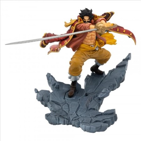 Figura banpresto one piece manhood gold d roger special ver. 9cm