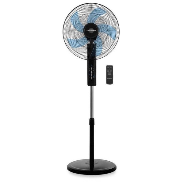 Ventilador de Pie Orbegozo SF 0345/ 80W/ 5 Aspas 45cm/ 3 velocidades