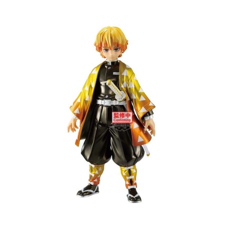 Figura banpresto demon slayer kimetsu no yaiba grandista zenitsu agatsuma another ver. ver.b 24cm