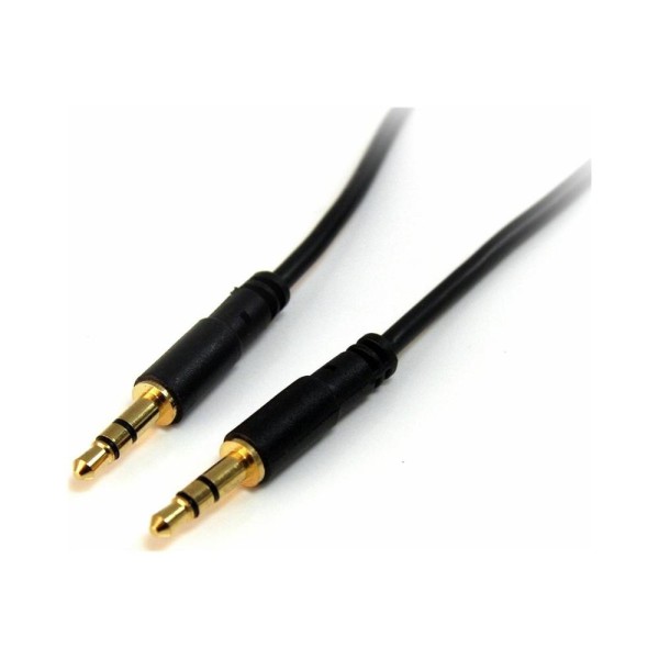 Cable jack 3.5mm startech 1.8m -  macho - macho -  negro