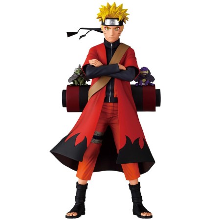 Figura ichibansho naruto shippuden masterlise naruto uzumaki (sage mode)(a bridge between the lament of samsara and peace) 24cm
