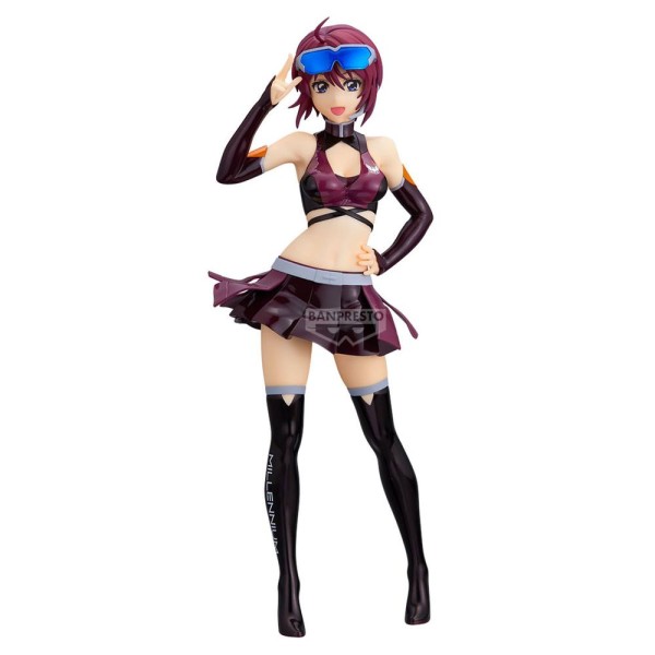 Figura banpresto mobile suit gundam seed freedom glitter&glamours lunamaria hawke racing ver.