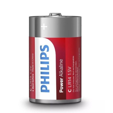 Pack de 2 Pilas C Philips LR14P2B/10/ 1.5V/ Alcalinas