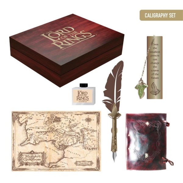 Set de papelería caligrafía the lord of the rings