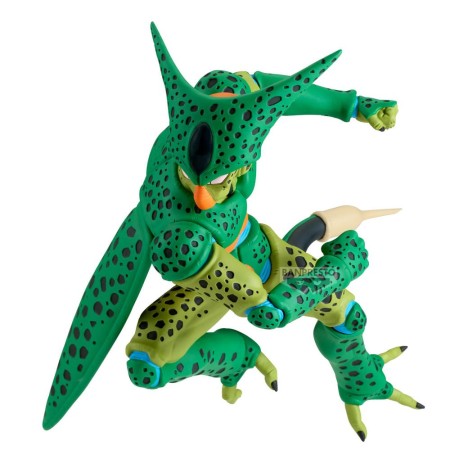 Figura banpresto dragon ball z match makers cell(vs android 16) 16cm