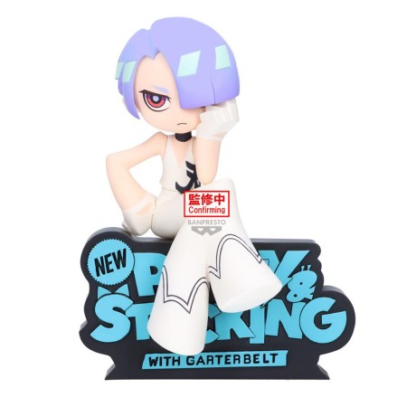 Figura banpresto new panty & stocking with garterbelt monitor top figz polyester 12cm