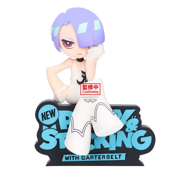 Figura banpresto new panty & stocking with garterbelt monitor top figz polyester 12cm