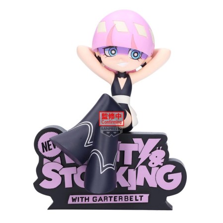 Figura banpresto new panty & stocking with garterbelt monitor top figz polyurethane 12cm