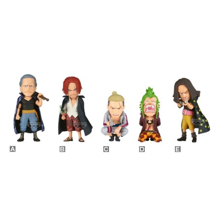 Figura banpresto one piece world collectable figure - red hair pirates vs bartolomeo -