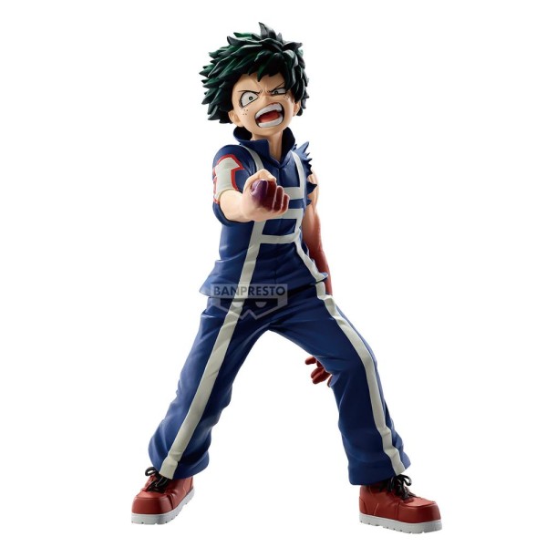 Figura banpresto my hero academia the amazing heroes izuku midoriya sports festival ver. 17cm
