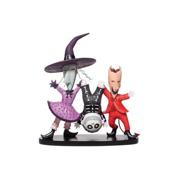 Figura enesco disney pesadilla antes de navidad lock shock & barrel
