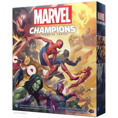 Juego de mesa asmodee marvel champions: el juego de cartas pegi 14