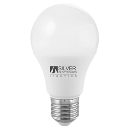 Bombilla led silver electronic eco estandar 10w57w -  e27 -  6000k -  836 lm -  220º -  luz fria -  a