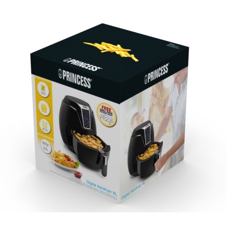 Freidora por Aire / Sin Aceite Princess XL 182021/ 1400W/ Capacidad 3.2L