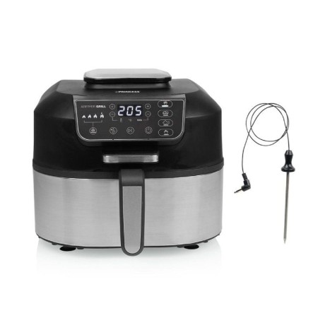 Freidora por Aire / Sin Aceite con Parrilla Princess Airfryer Grill 182092/ 1760W/ Capacidad 5.6L