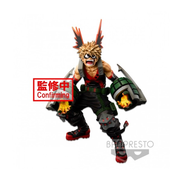 Figura banpresto my hero academia katsuki bakugo wfc super master the brush