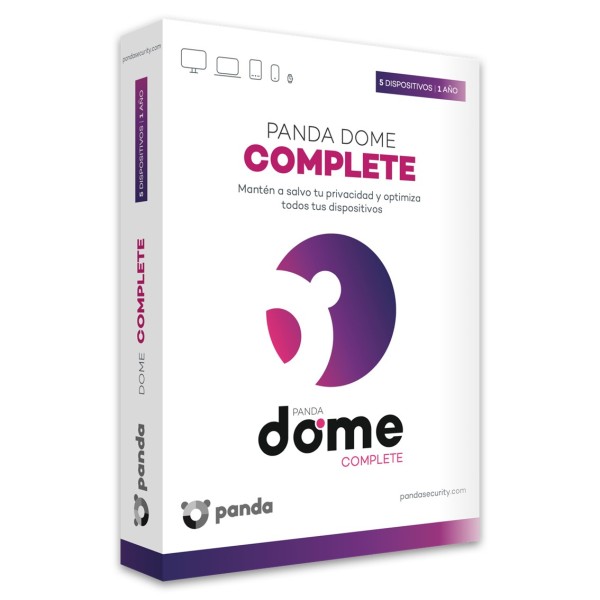 Antivirus panda dome complete 5 dispositivos 1 año caja