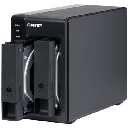 DAS QNAP TR-002/ 2 Bahías 3.5"- 2.5"/ Formato Torre