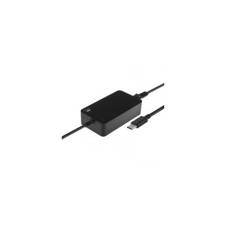 Cargador usb tipo c ewent ew3981 para portatiles 45w