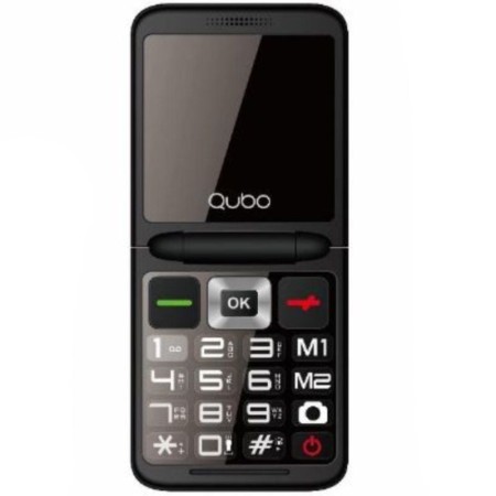 Teléfono Móvil Qubo X-10 para Personas Mayores/ Azul