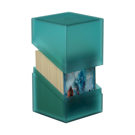Caja de cartas ultimate guard 100 tamaño estándar malachite