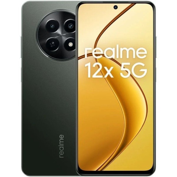 Smartphone Realme 12X 8GB/ 256GB/ 6.6"/ 5G/ Negro Brillante