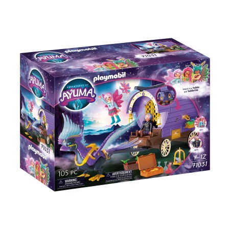 Playmobil ayuma carruaje de hada con phoenix