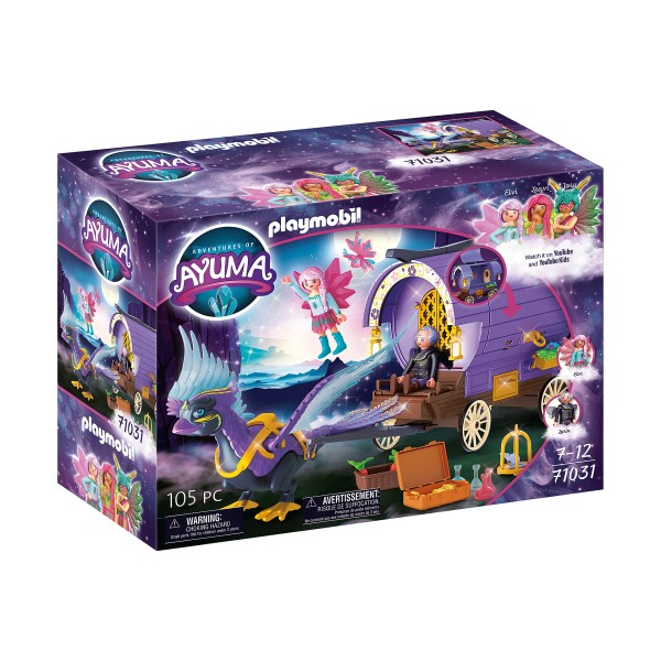 Playmobil ayuma carruaje de hada con phoenix