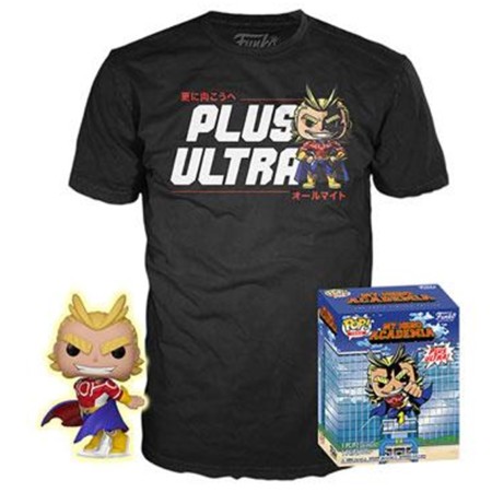 Pop & tee my hero academia all might funko  camiseta talla m ut - 56664m