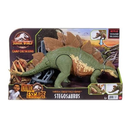 Figura mattel jurassic world dino escape stegosaurus