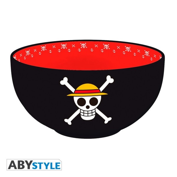 Bowl desayuno abystyle one piece logo straw hat pirates