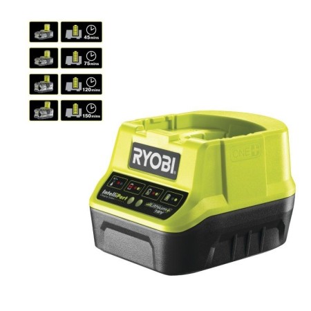 Cargador + Batería de litio Ryobi ONE+ RC18120-125/ 18V 2,0Ah