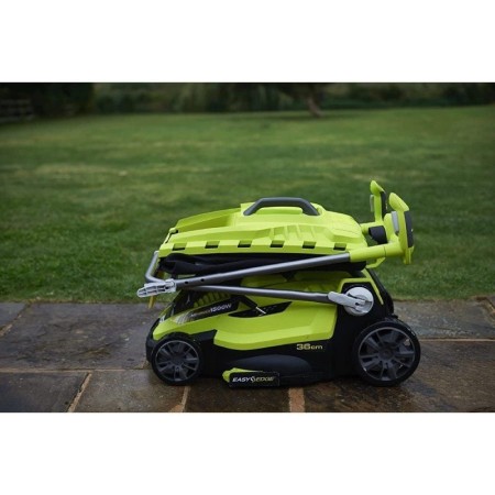 Cortacésped Ryobi RLM15E36H/ 1500W/ Corte Ø36cm/ Incluye Recolector de Hierba 45L y Adaptador Mulching