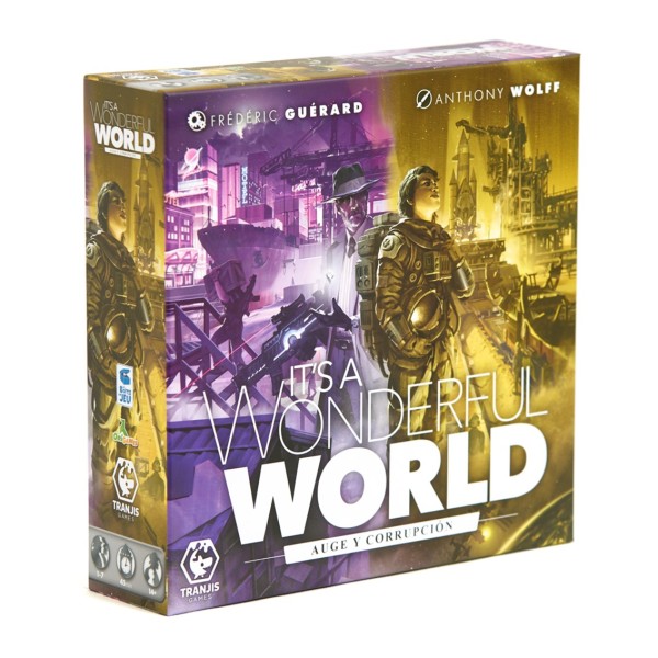 Expansion juego de mesa its a wonderful world -  auge y corrupcion